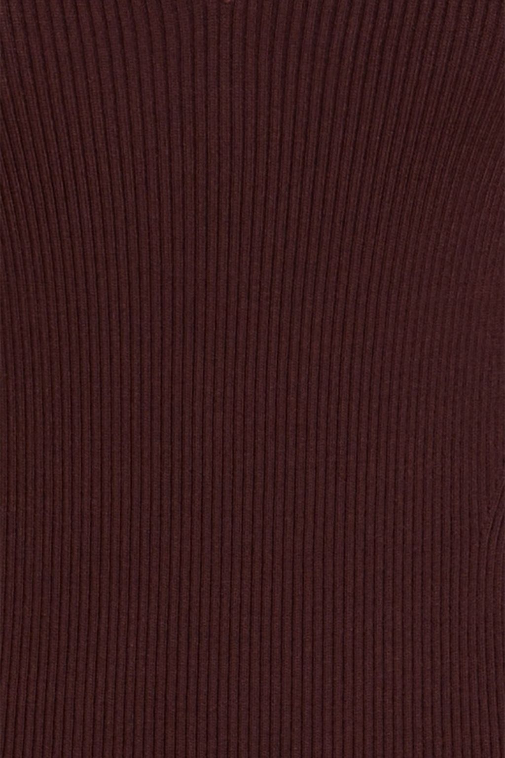 GANNI Midikleid aus Rippstrick