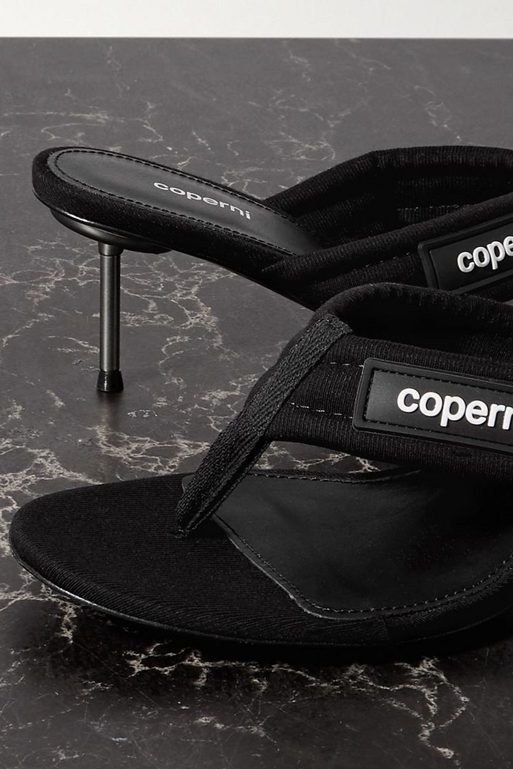 COPERNI Logo-appliquéd webbing sandals