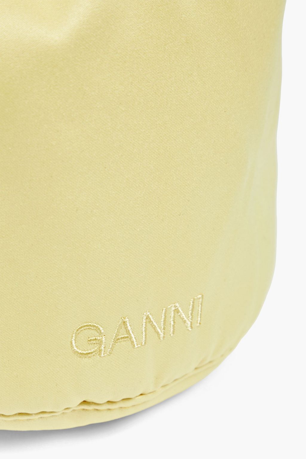 GANNI Occasion satin bucket bag
