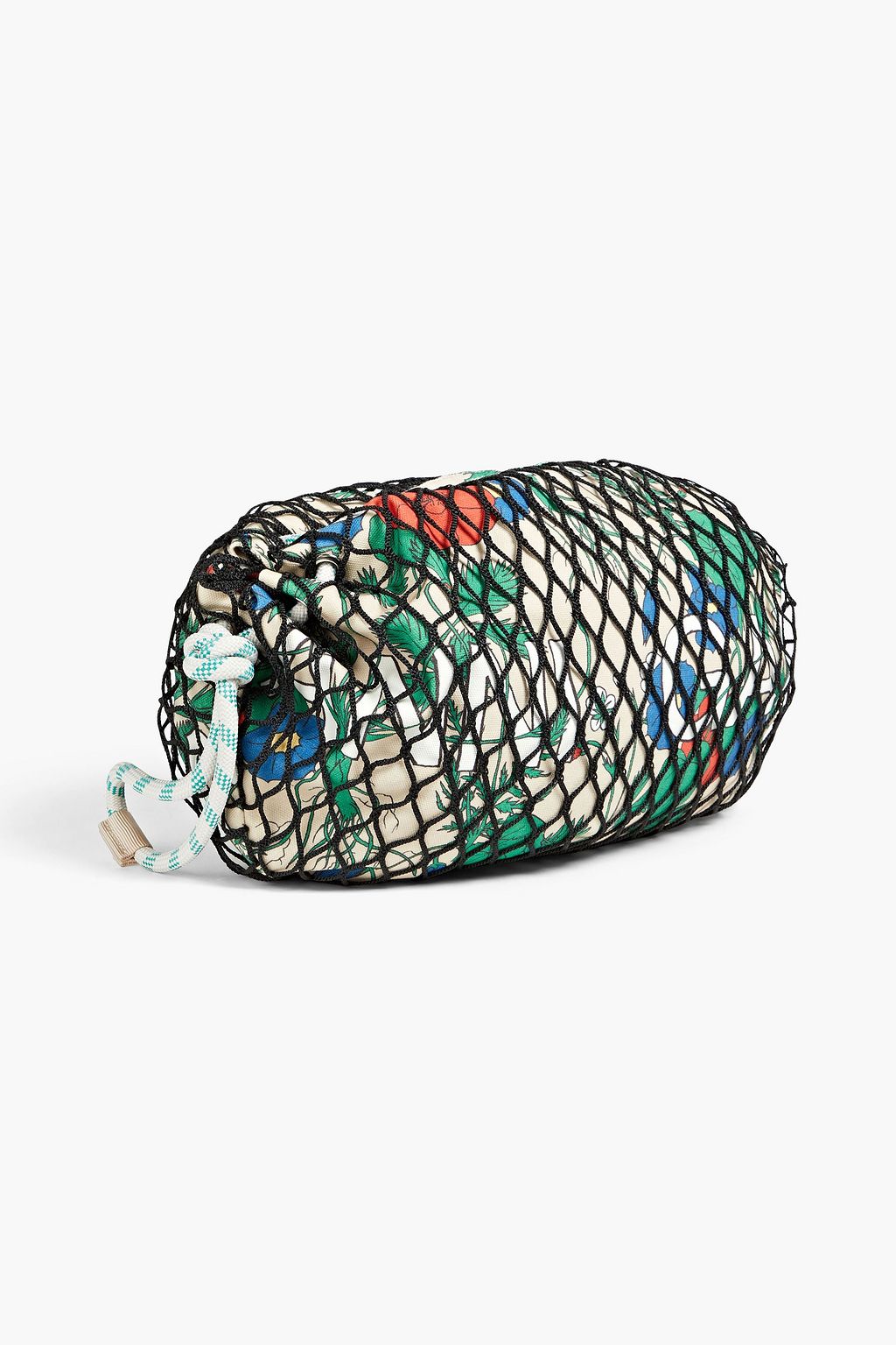 GANNI Printed canvas shoulder bag