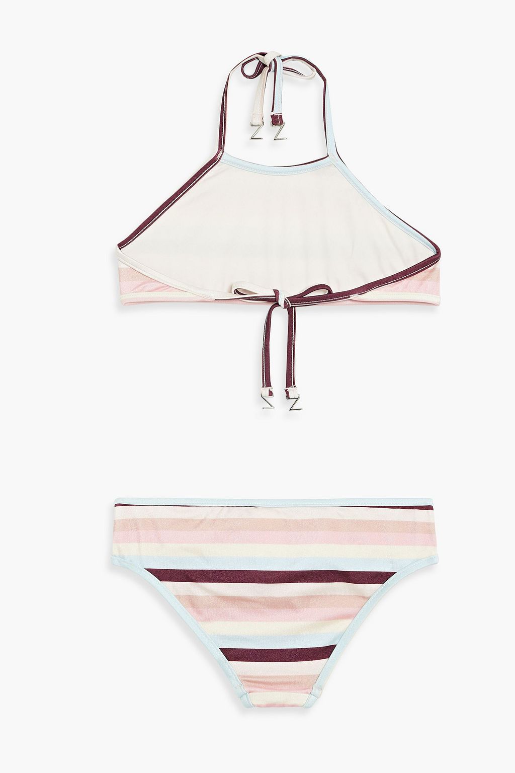 ZIMMERMANN Kids Jasper striped bikini