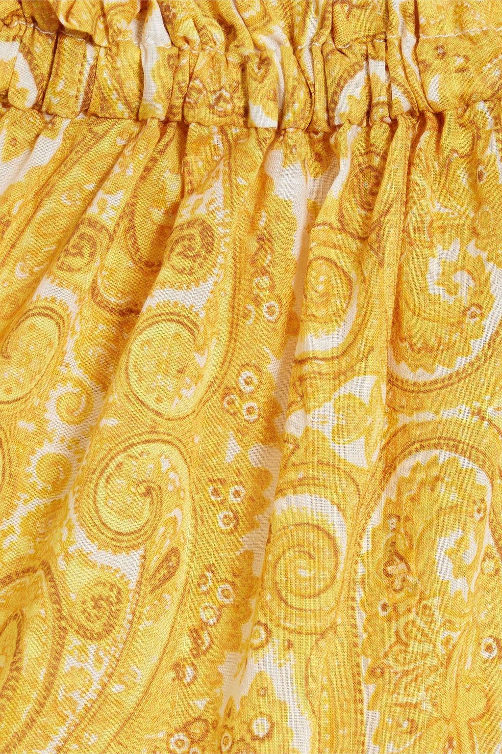 ZIMMERMANN Kids Lumino paisley-print cotton skirt