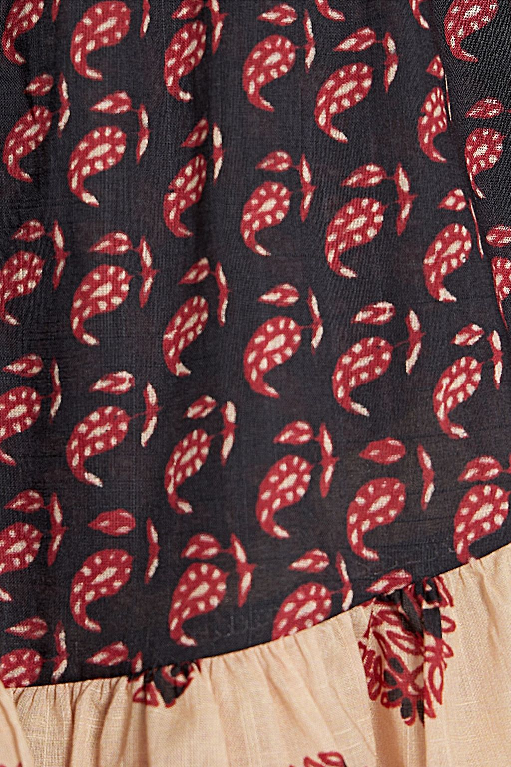 ZIMMERMANN Kids Jaya ruffled paisley-print cotton skirt