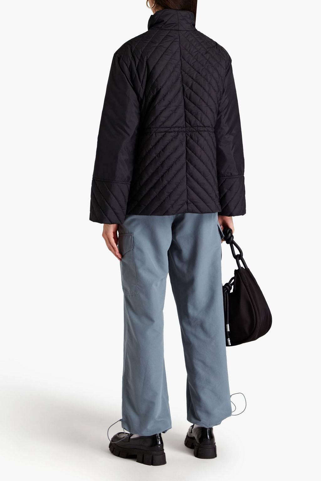 GANNI Quilted ripstop jacket