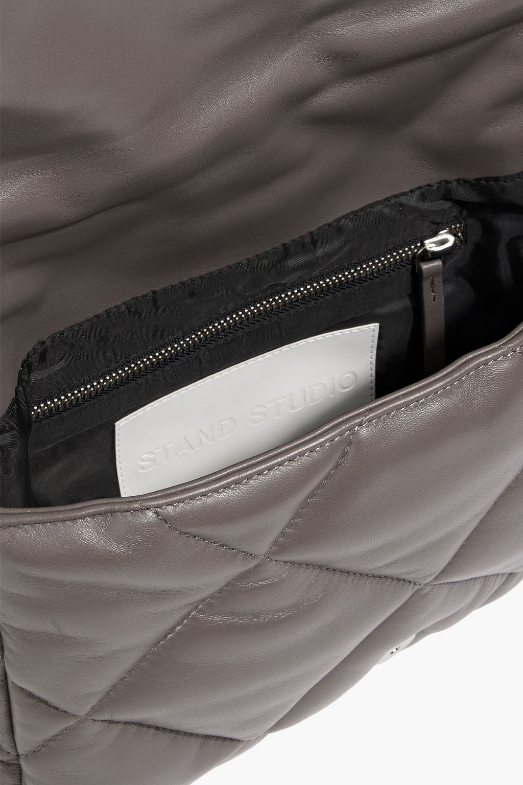 STAND STUDIO Brynnie quilted leather shoulder bag