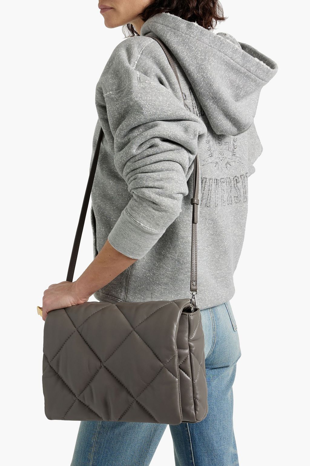 STAND STUDIO Brynnie quilted leather shoulder bag