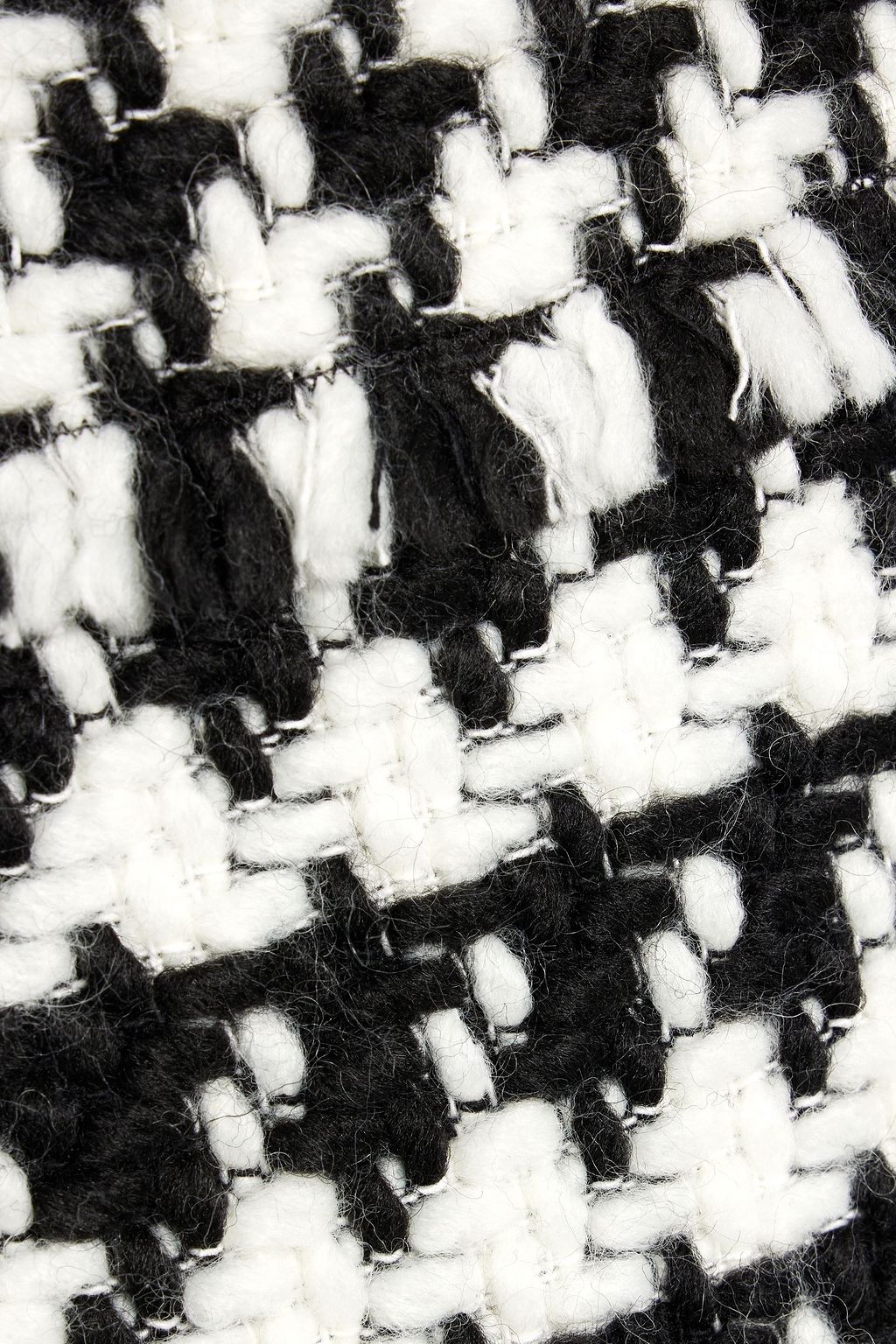 DOLCE&GABBANA Houndstooth tweed mini skirt