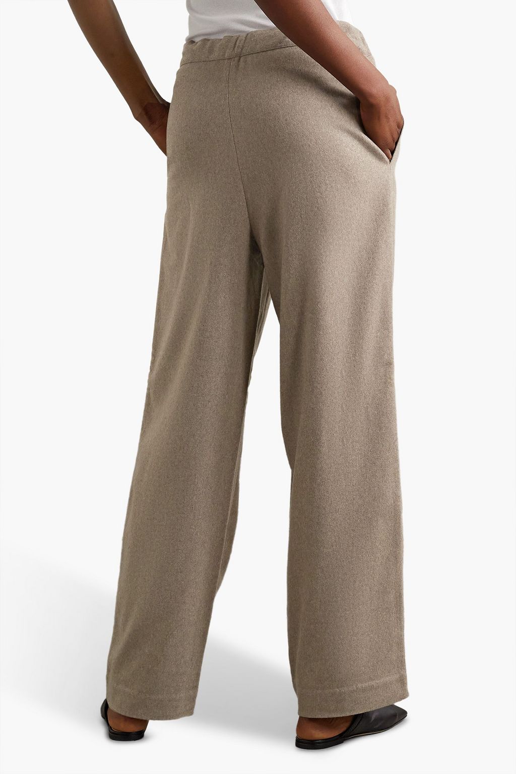 CO World cashmere wide-leg pants