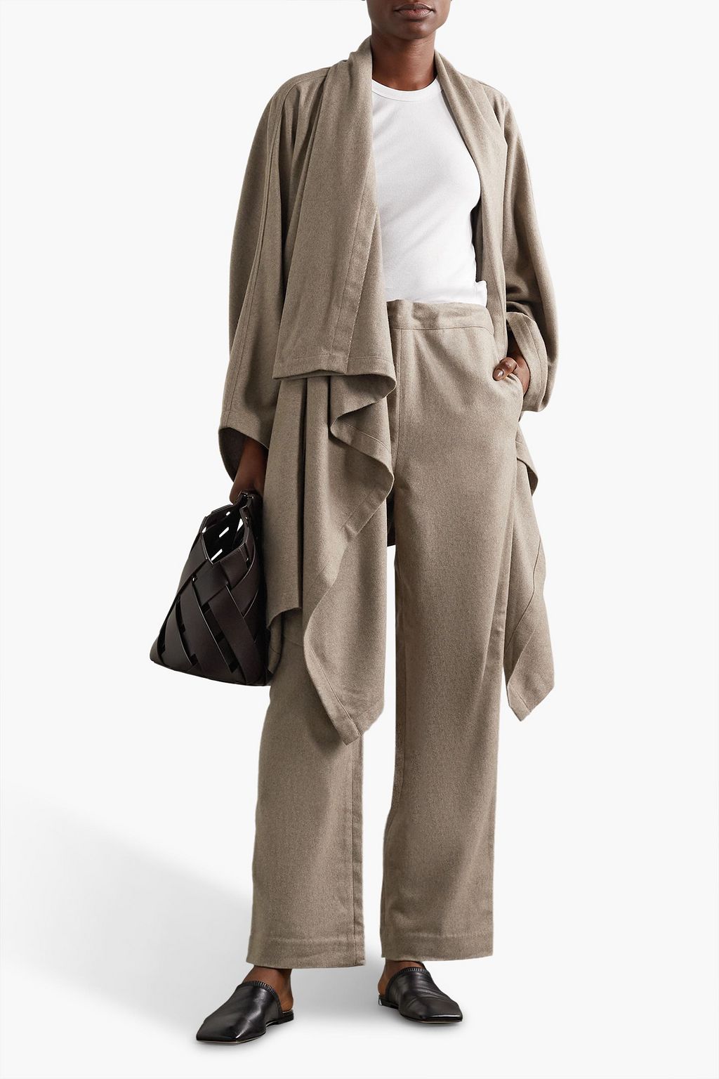 CO World cashmere wide-leg pants