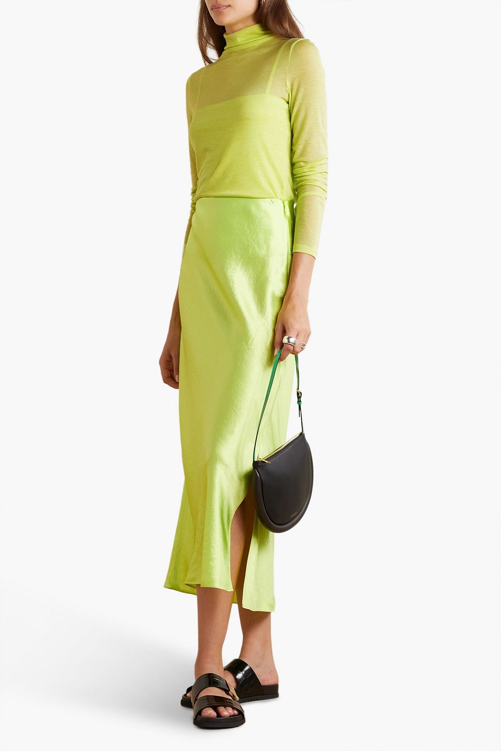 VINCE. Layered Lyocell-blend top