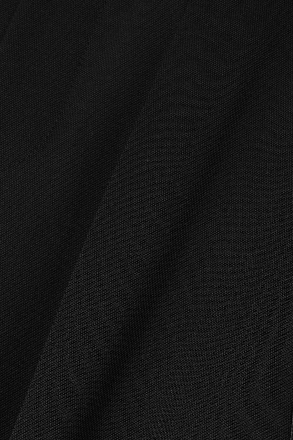 TOM FORD Silk satin-trimmed grain de poudre wool wide-leg pants