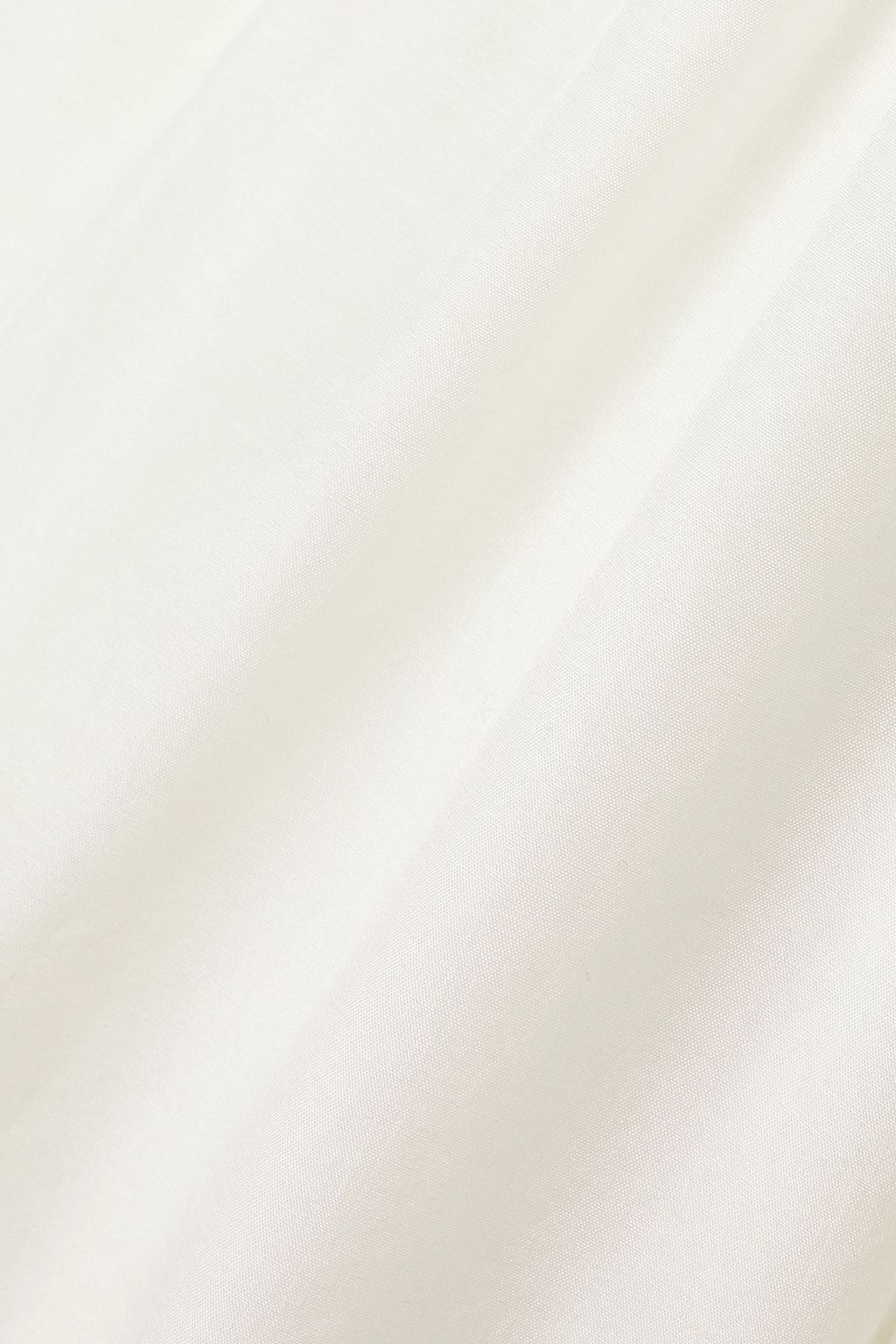THE ROW Andres cotton and silk-blend poplin wide-leg pants