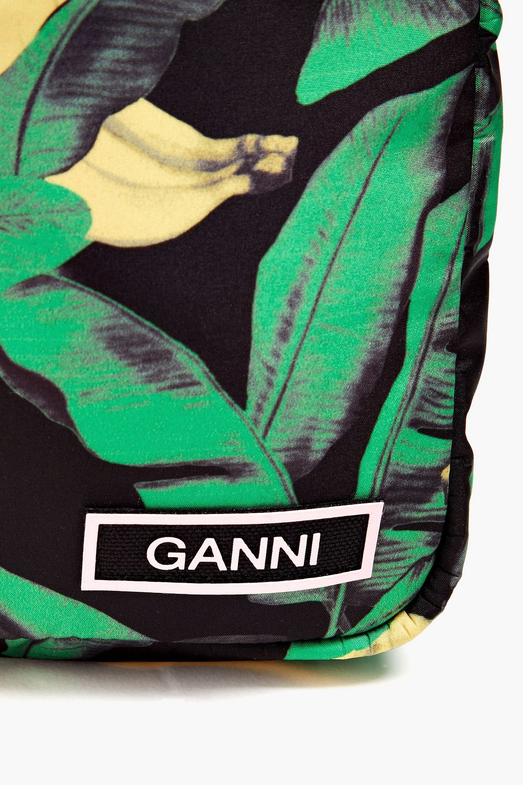 GANNI Festival mini leopard-print shell shoulder bag