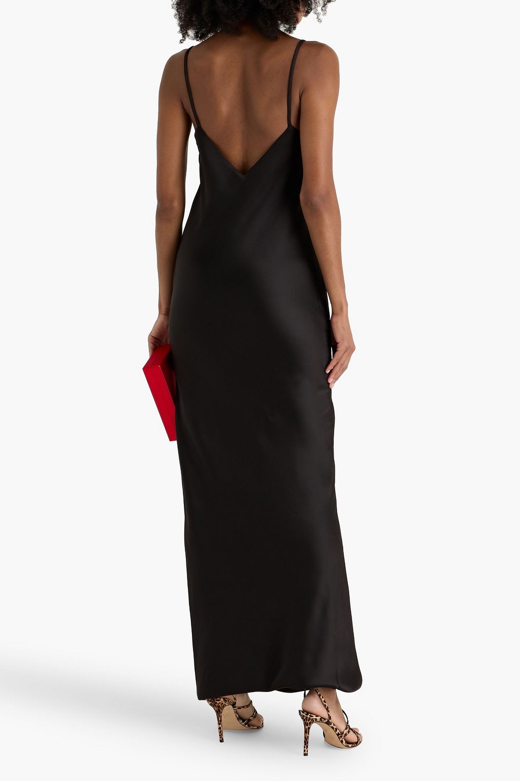 NORMA KAMALI Satin maxi slip dress