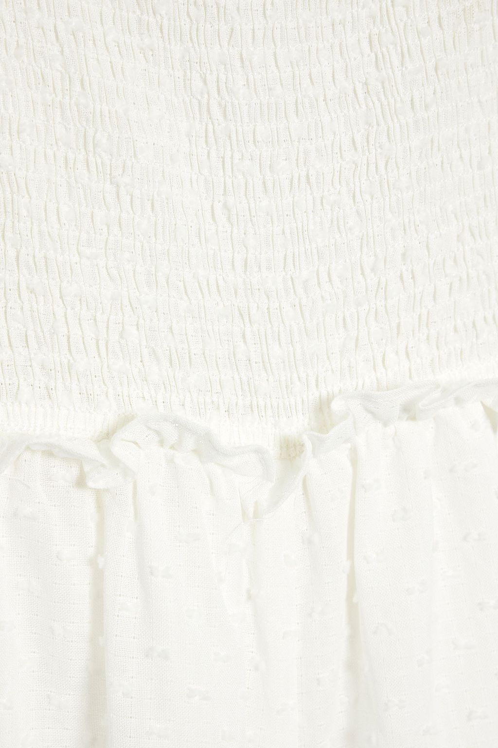 ZIMMERMANN Kids Iris shirred fil coupé cotton playsuit