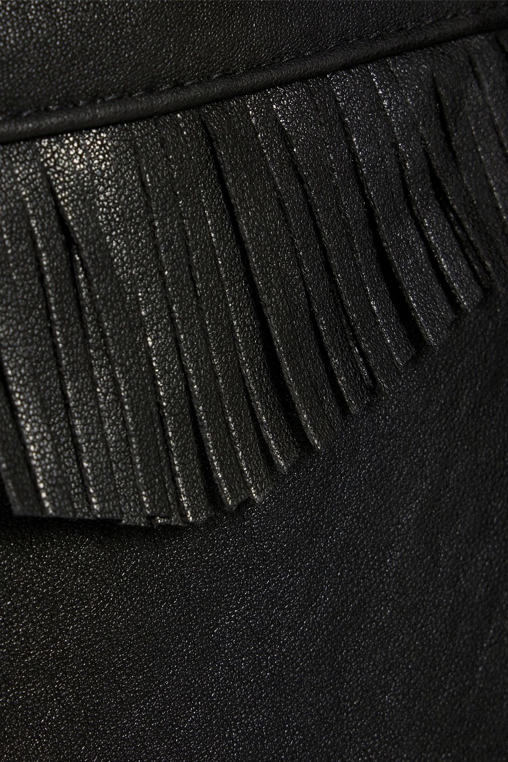 ENVELOPE1976 Erin fringed leather jacket