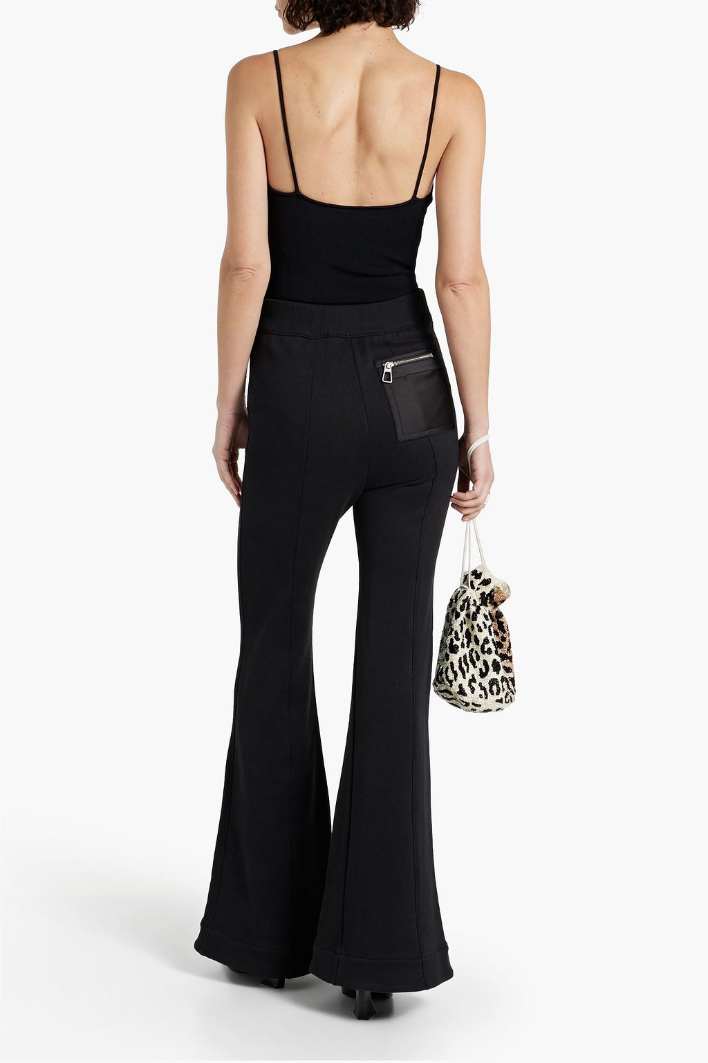 AZ FACTORY Free To French cotton-blend terry flared pants