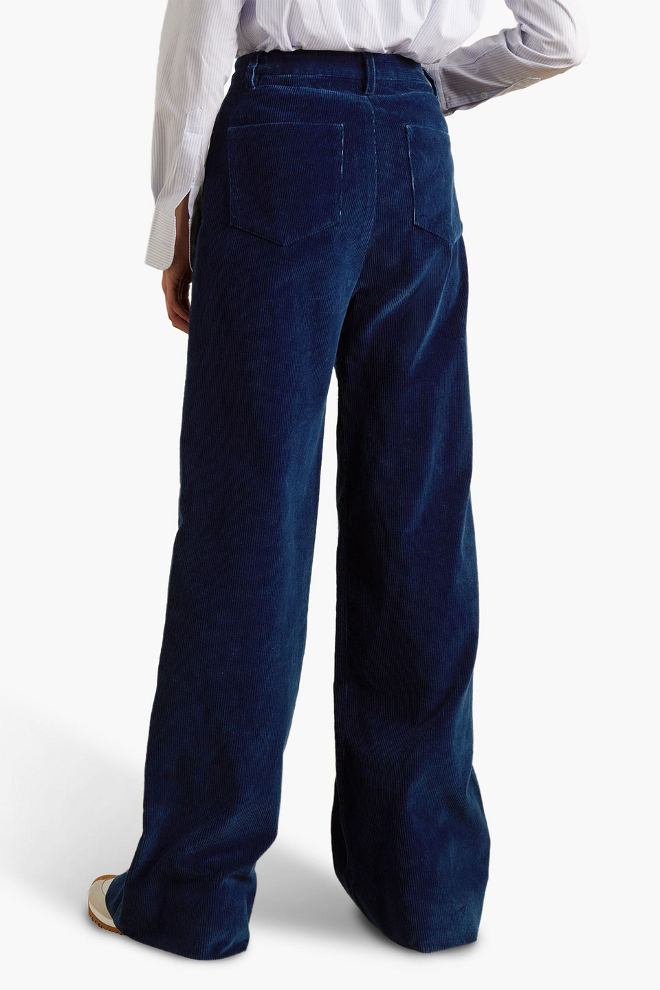 OFFICINE GENERALE ROMY COTTON-CORDUROY WIDE-LEG PANTS