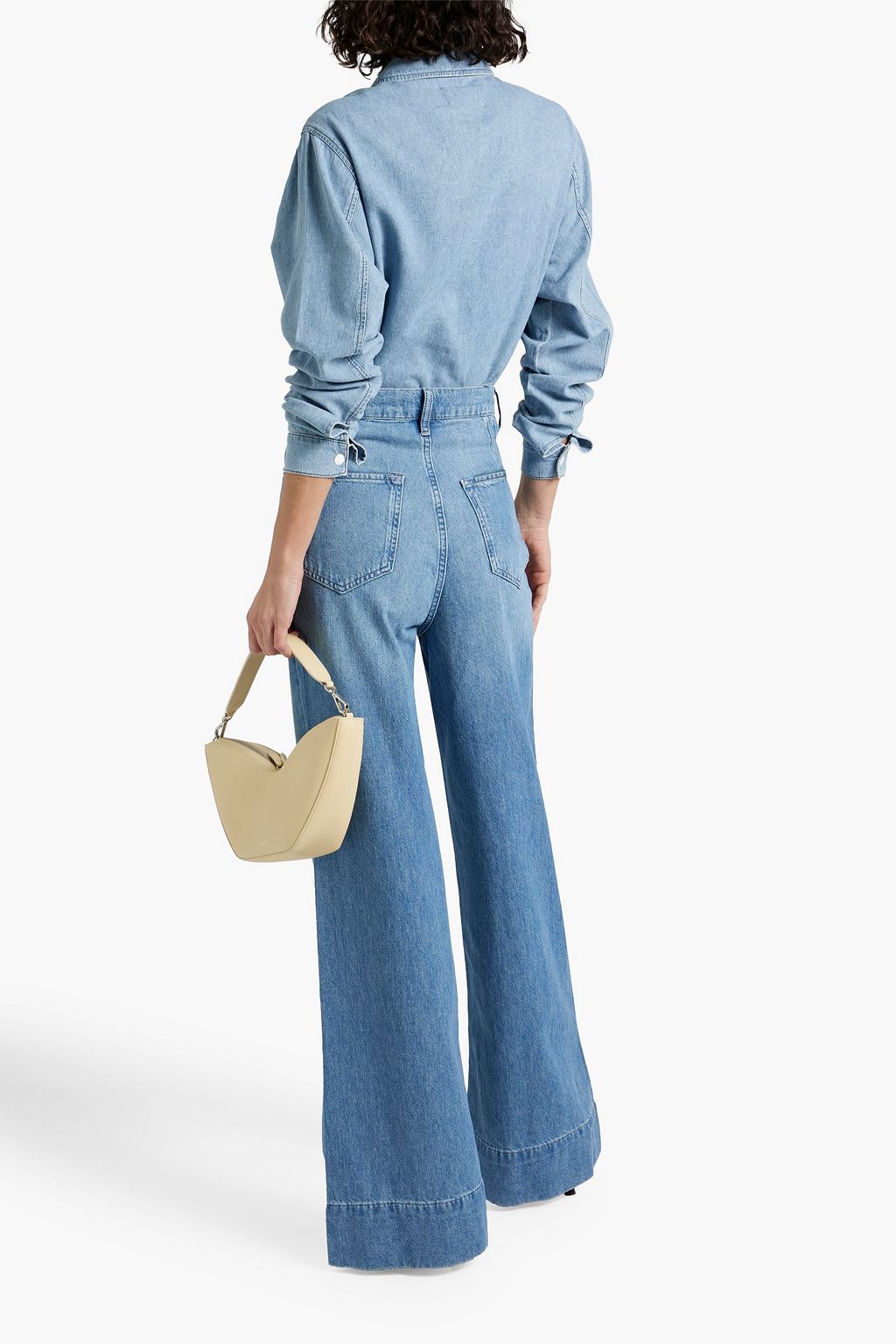 TRIARCHY Onassis high-rise wide-leg jeans