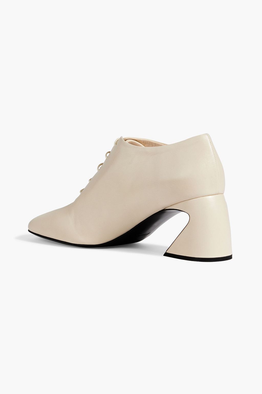 JIL SANDER Lace-up leather pumps