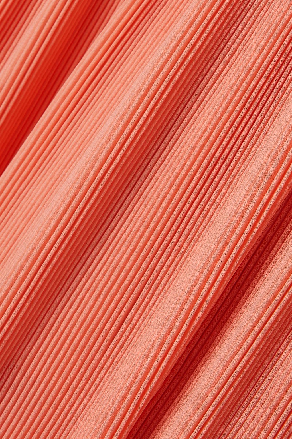 VERONICA BEARD Lilliana plissé-crepe halterneck maxi dress