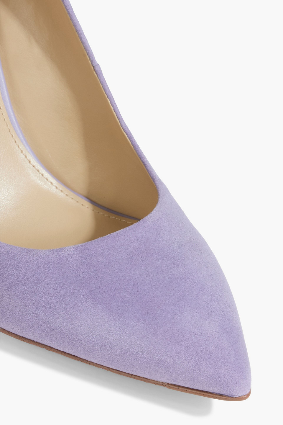 Shop Sam Edelman Hazel Suede Pumps In Lavender