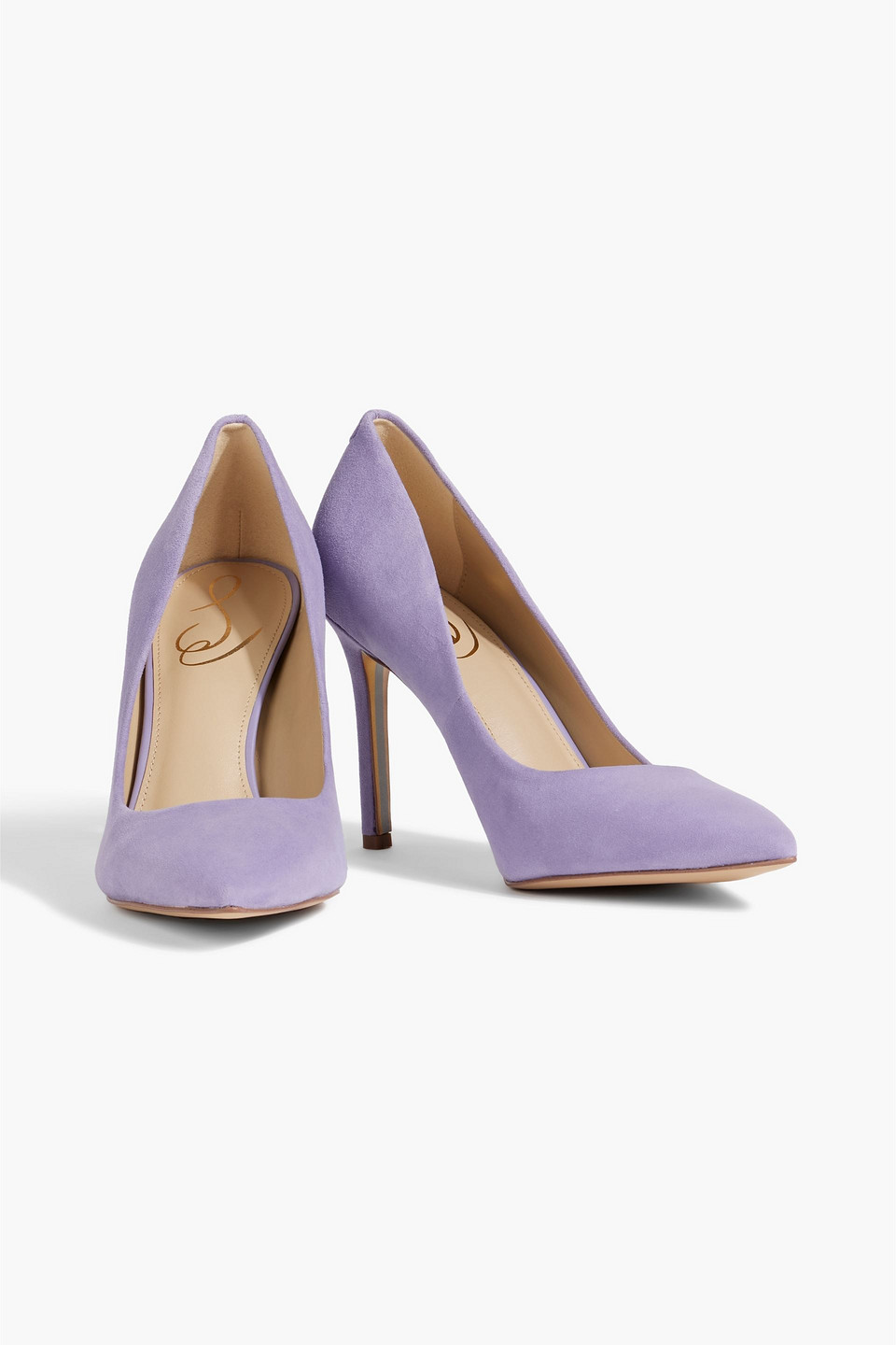 Shop Sam Edelman Hazel Suede Pumps In Lavender