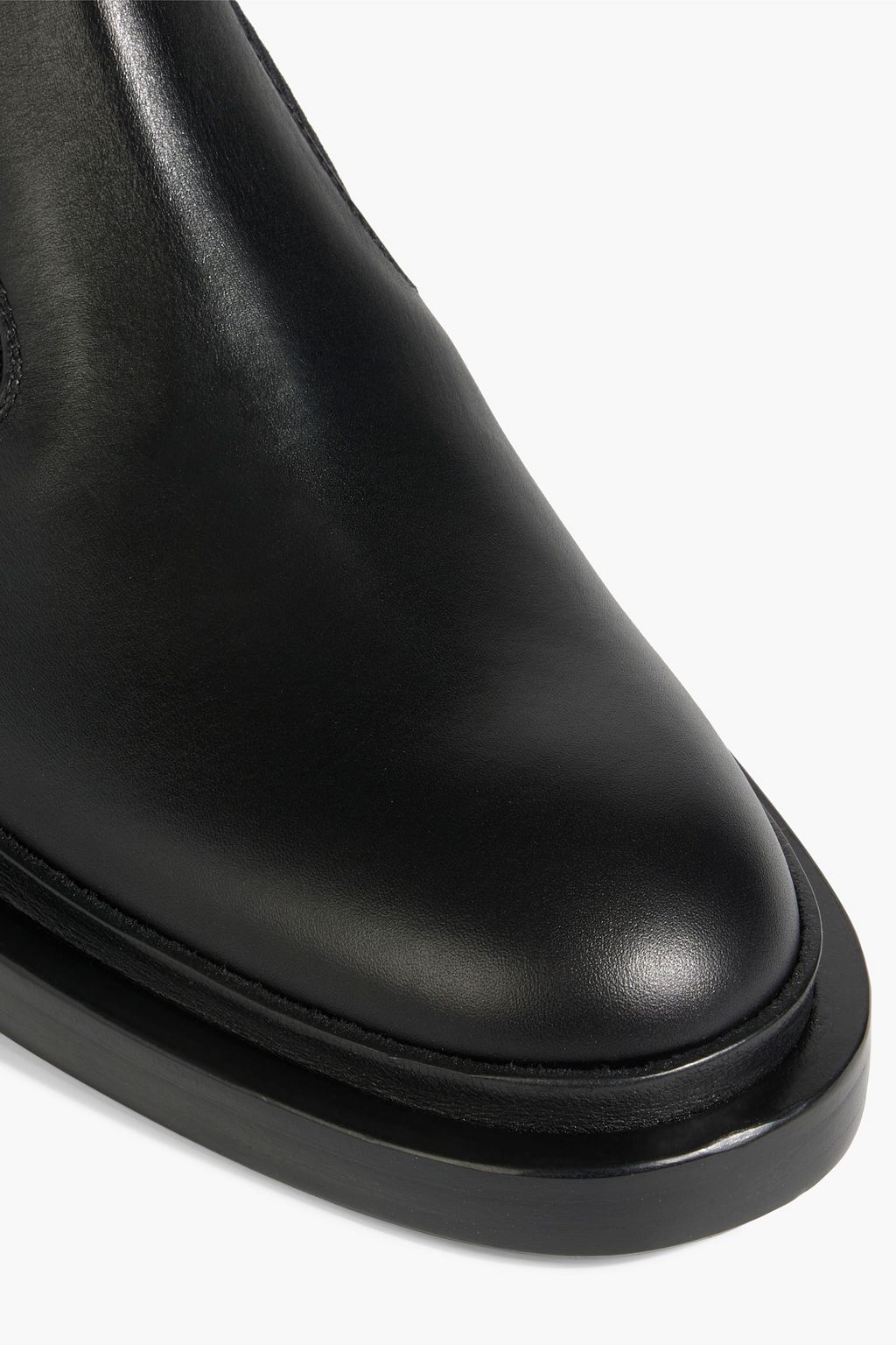 JIL SANDER Leather Chelsea boots