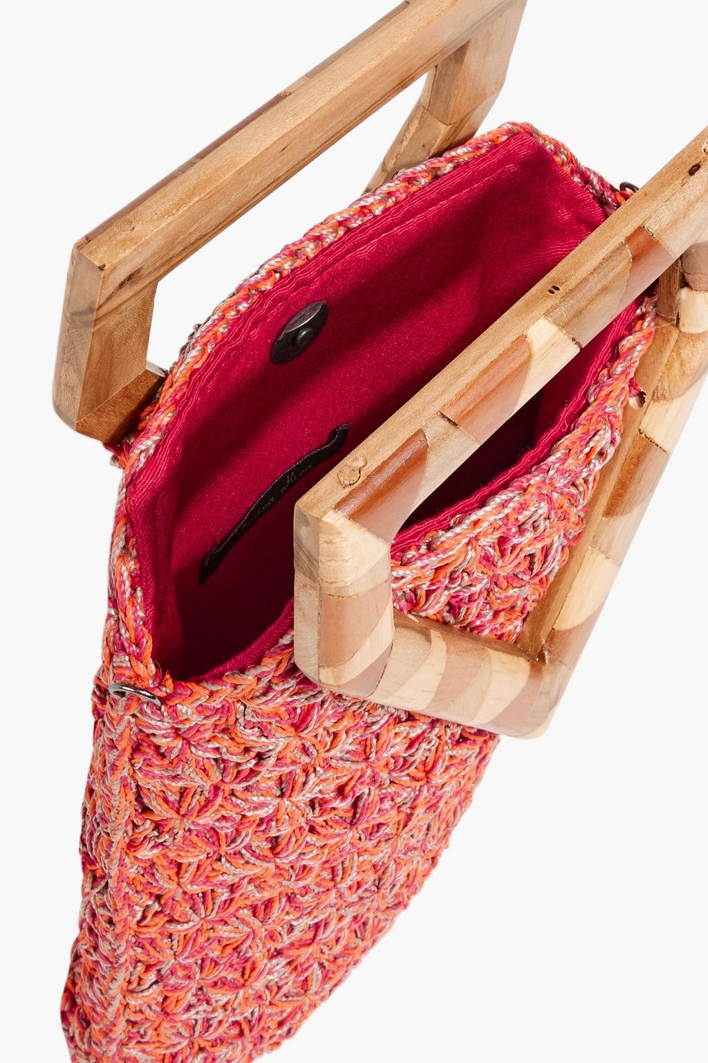 CATARINA MINA Tiwa Franjas tassled crochet tote