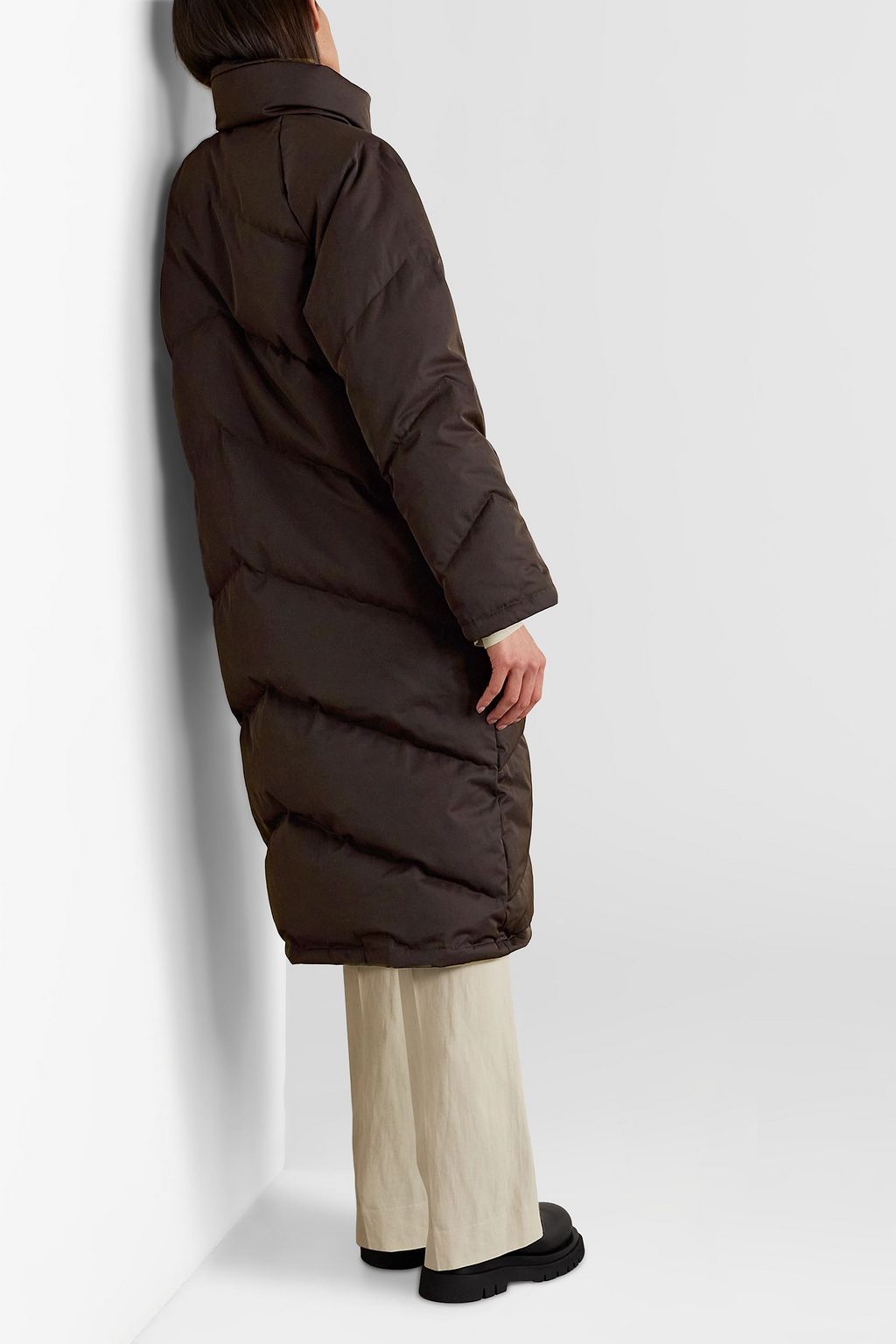 NILI LOTAN Alberta quilted shell down coat