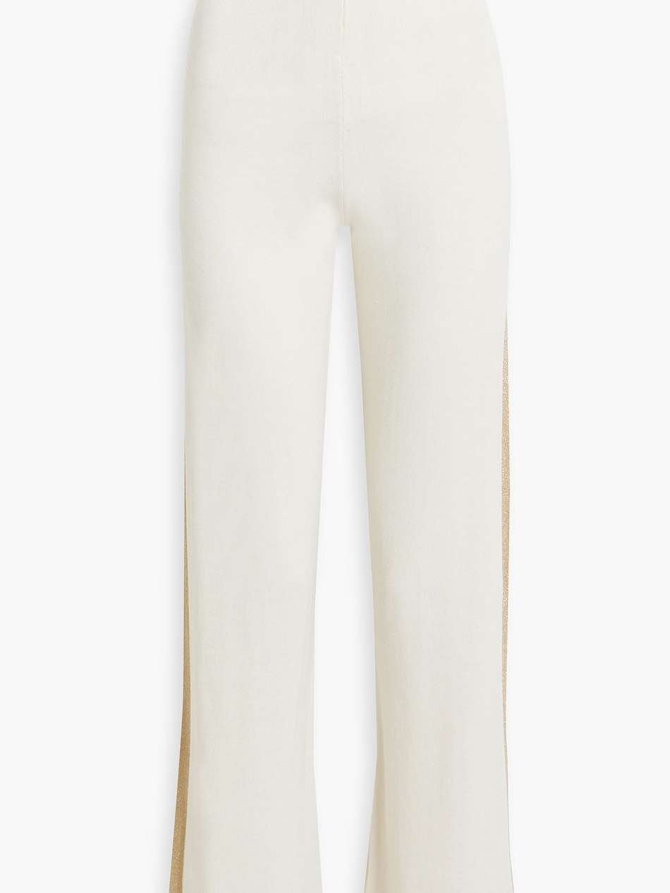 geilo striped merino wool track pants