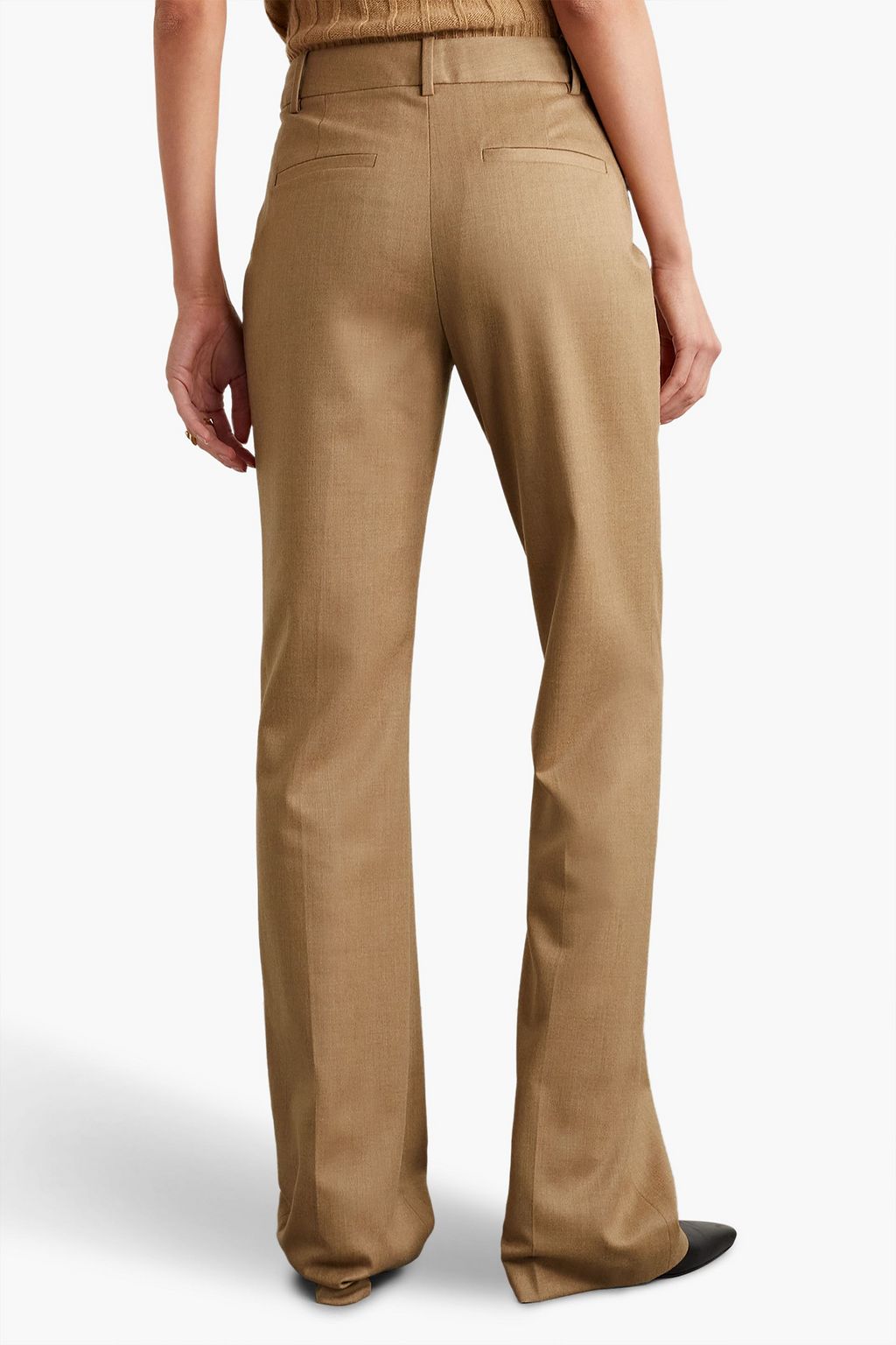 NILI LOTAN Corette wool-blend twill straight-leg pants