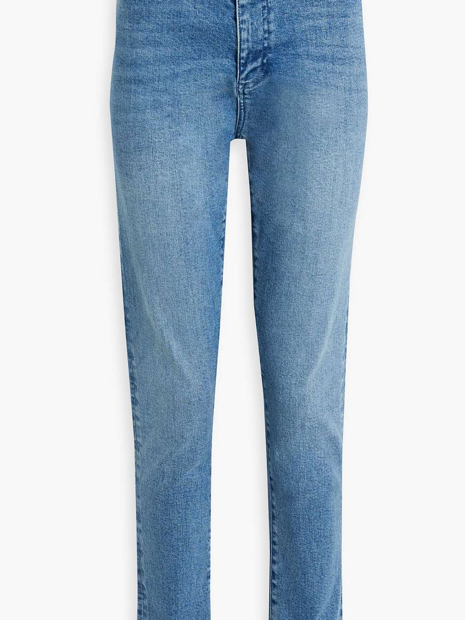 high-rise skinny jeans