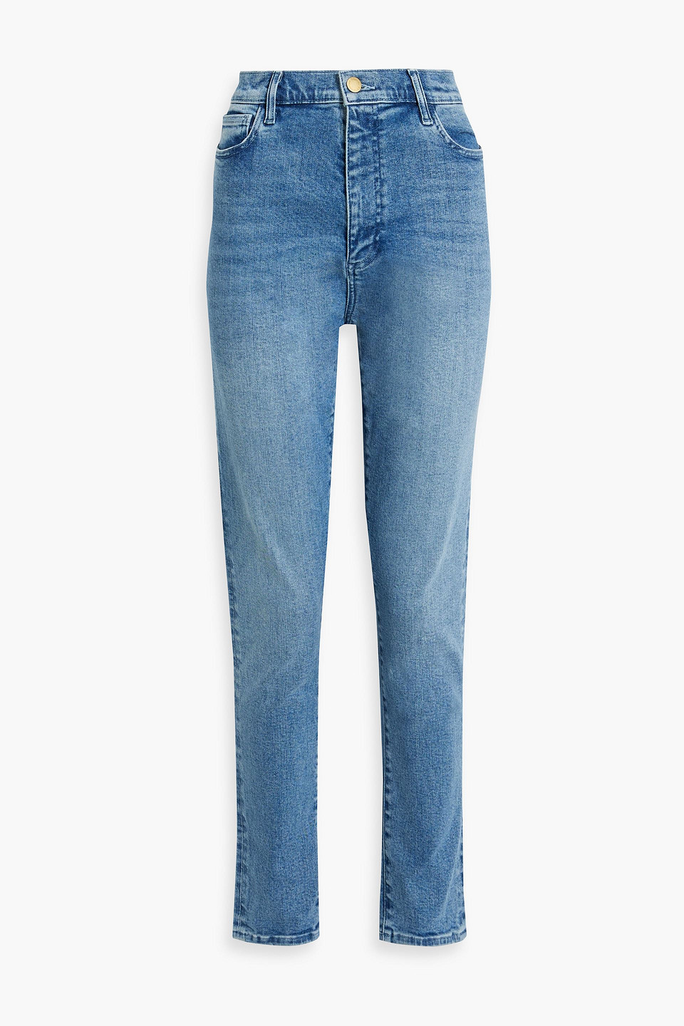 High-rise skinny jeans