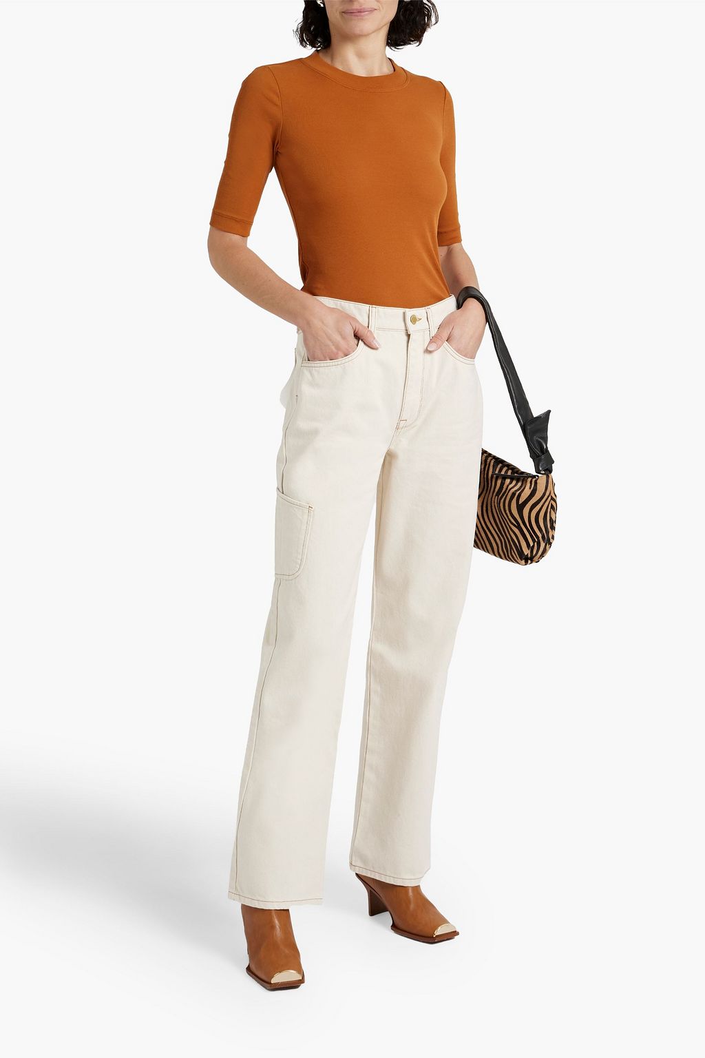 TRIARCHY High-rise wide-leg jeans | THE OUTNET