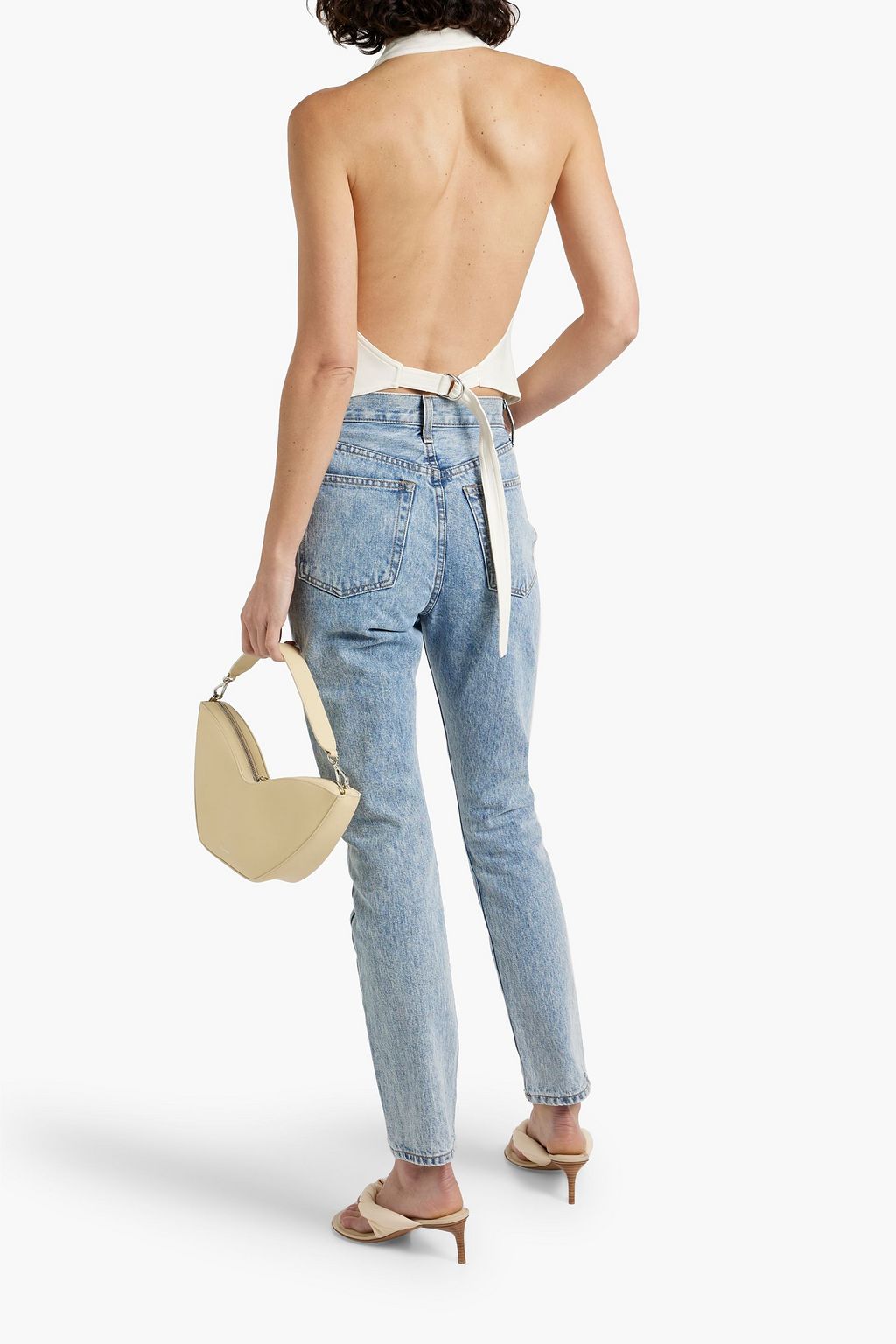 WARDROBE.NYC High-rise straight-leg jeans