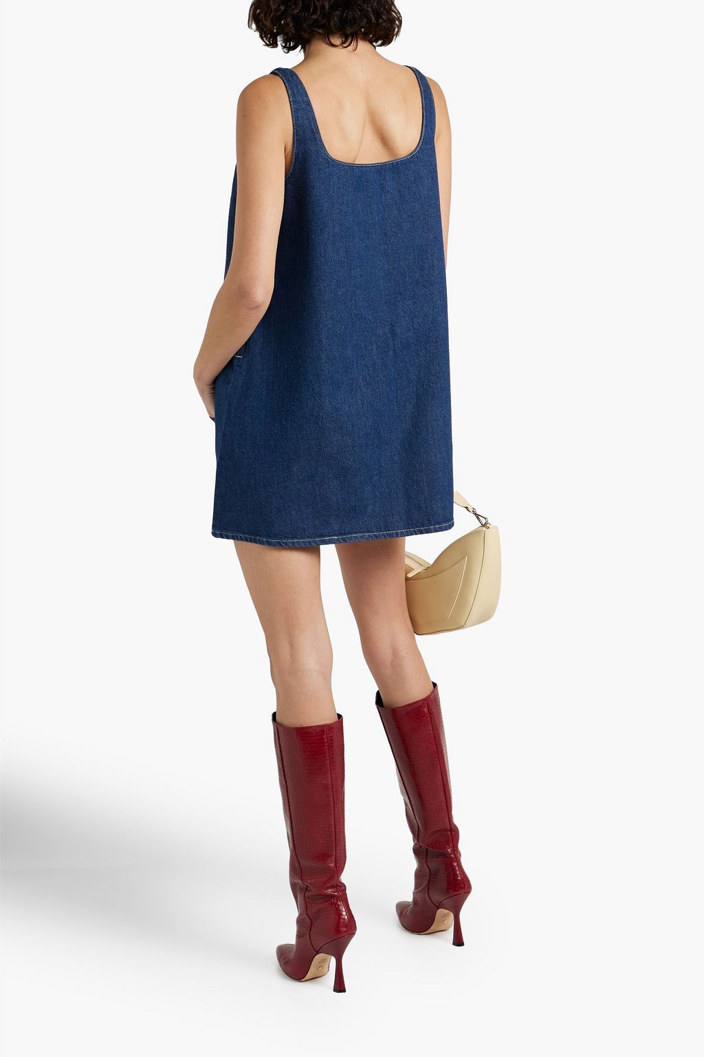 TRIARCHY Ms. Perri denim mini dress