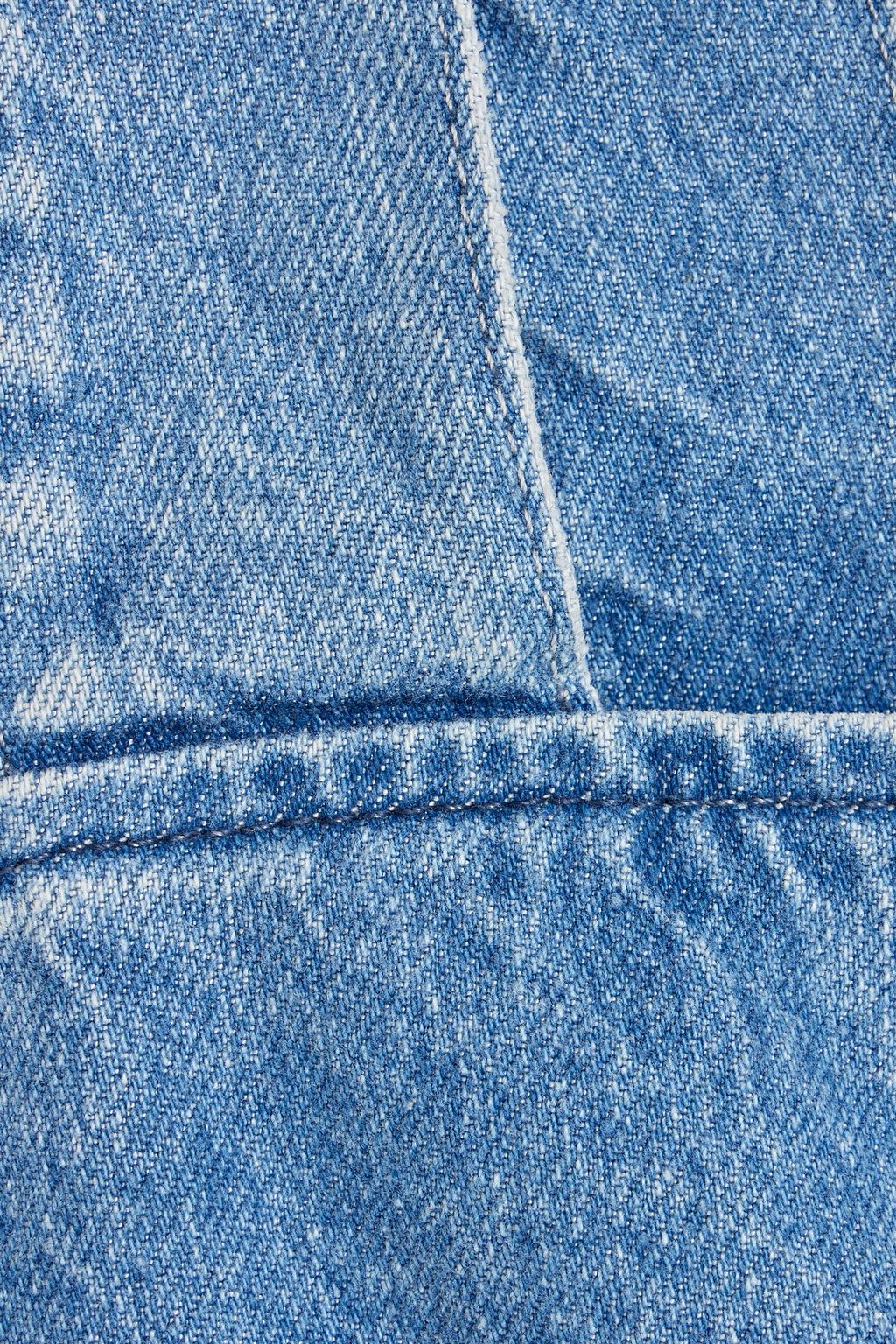 TRIARCHY Josephine cropped denim top