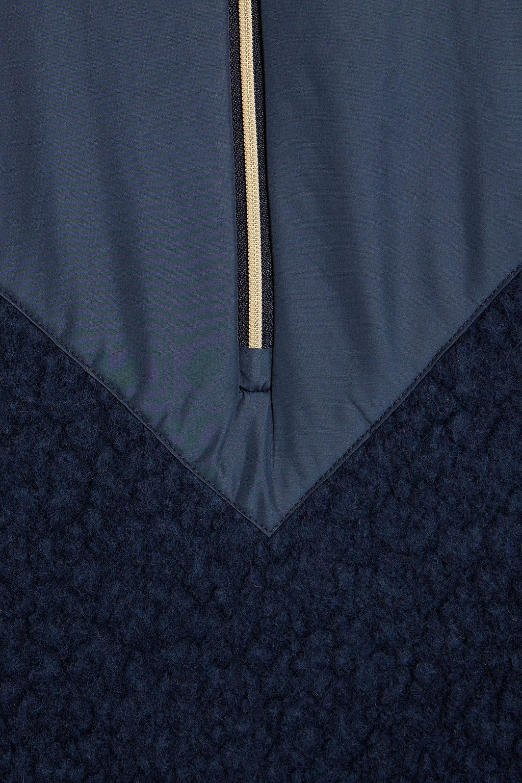WE NORWEGIANS Alta shell-paneled fleece half-zip jacket