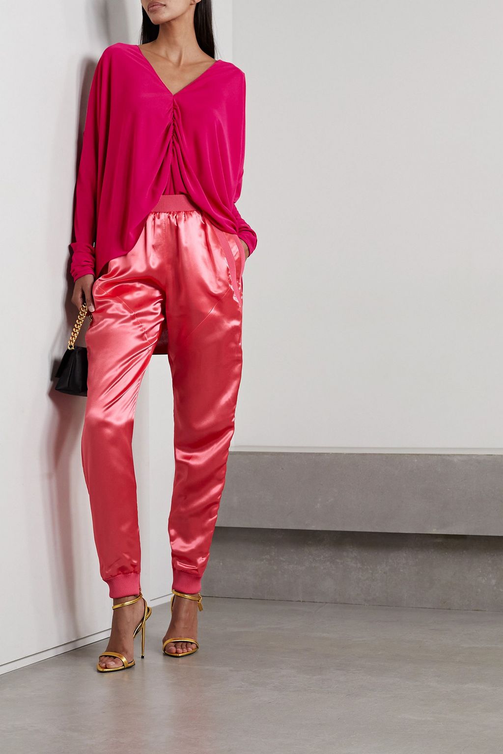 TOM FORD Ruched jersey top
