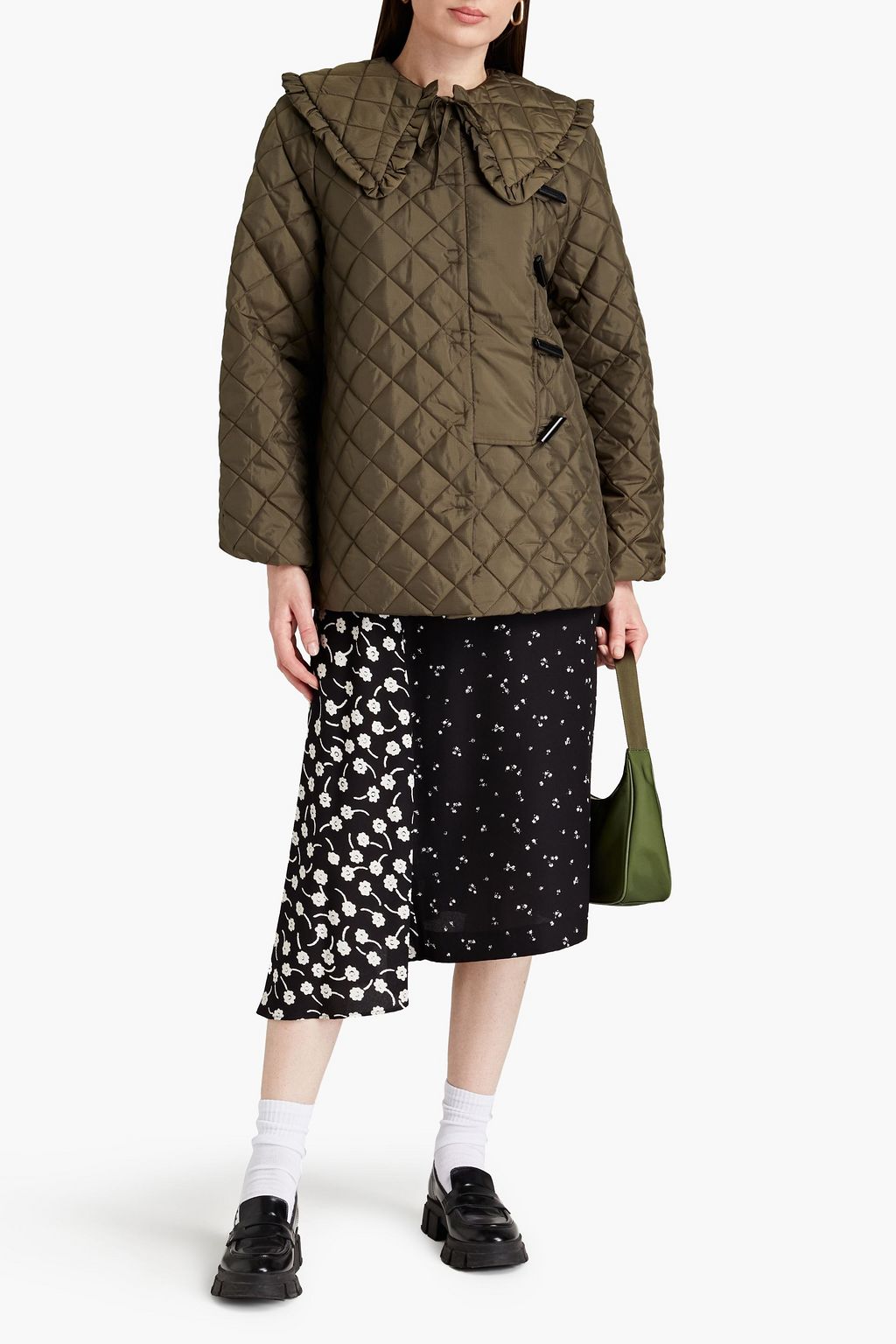 GANNI Gesteppte Shelljacke