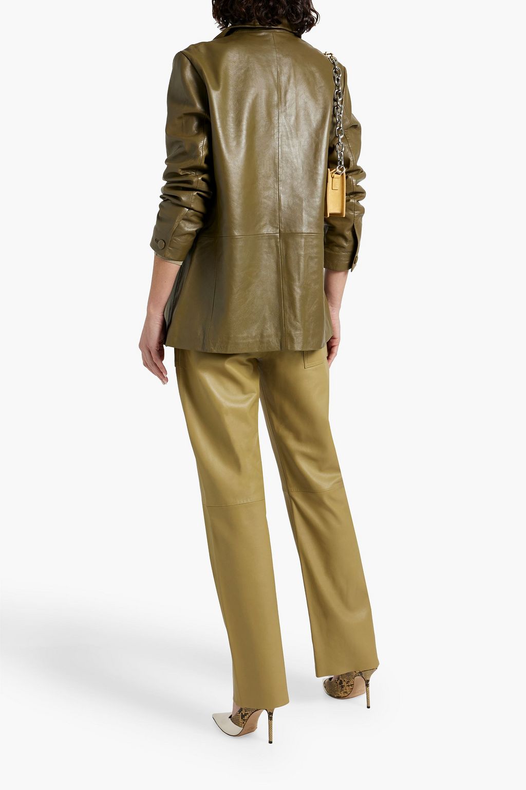 MUUBAA Elsie leather blazer