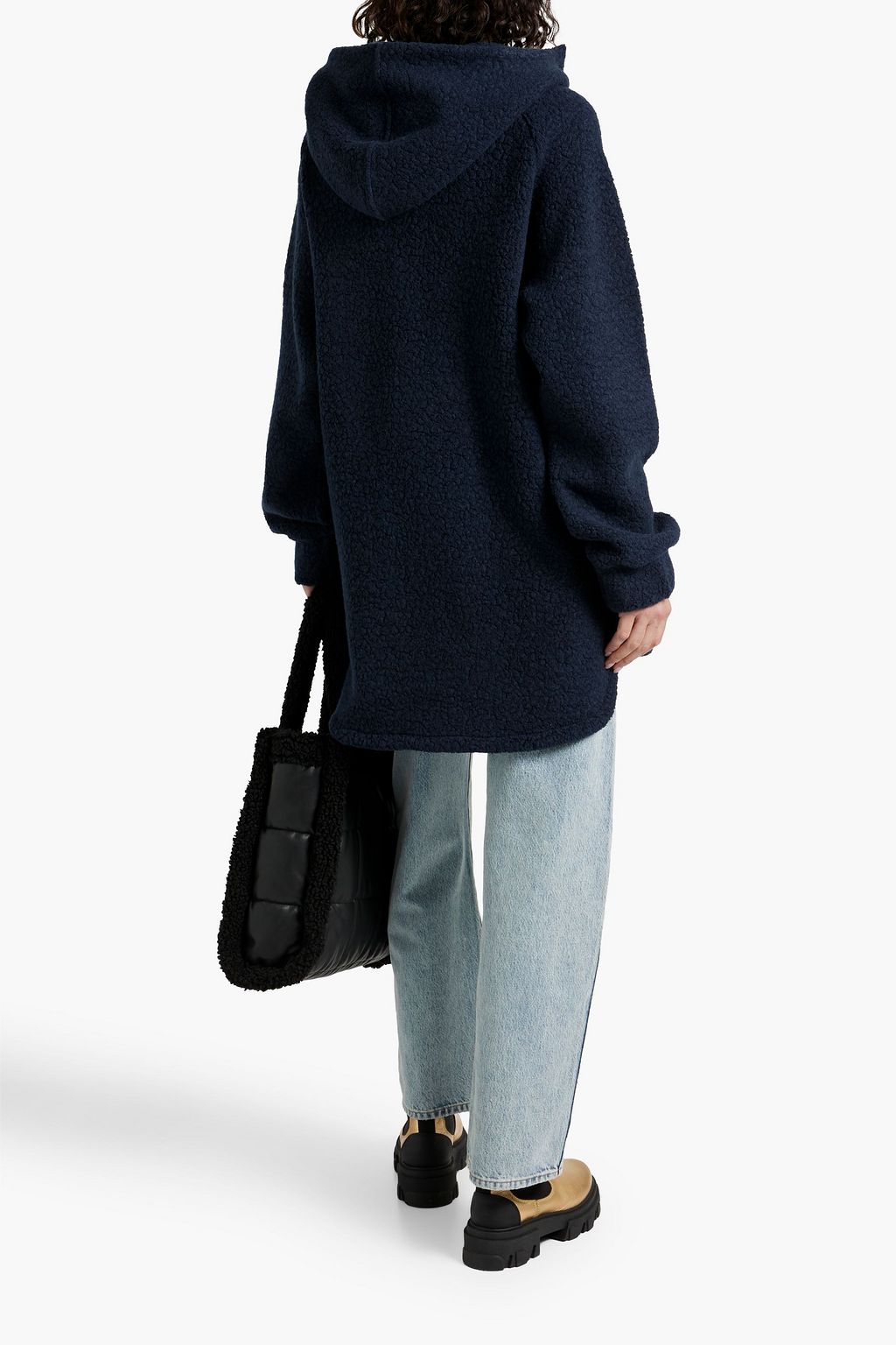 WE NORWEGIANS Alta oversized merino wool-blend bouclé hoodie