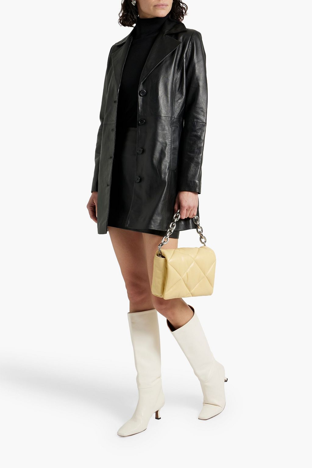 MUUBAA Aline leather coat