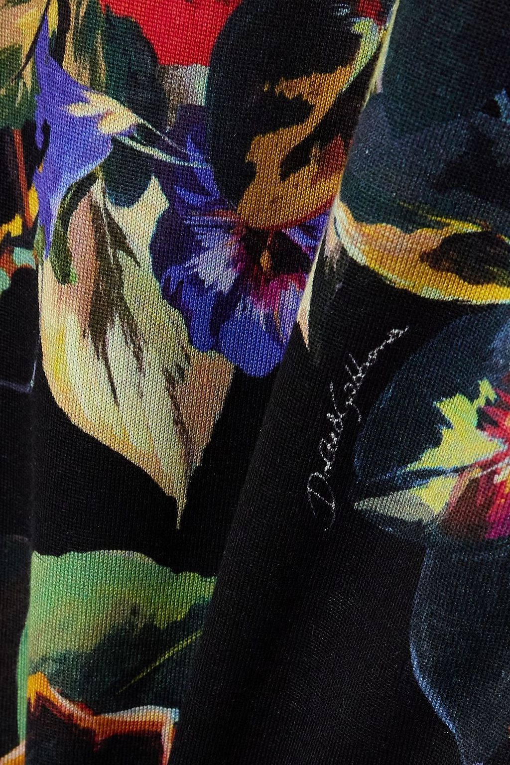 DOLCE&GABBANA Floral-print silk tank