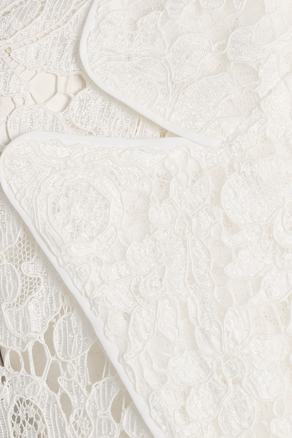 Dolce & Gabbana Belted Corded Lace Blazer In White