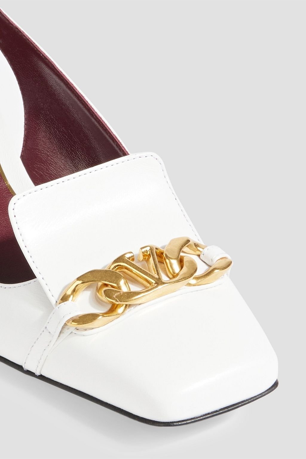 VALENTINO GARAVANI VLOGO slingback leather pumps