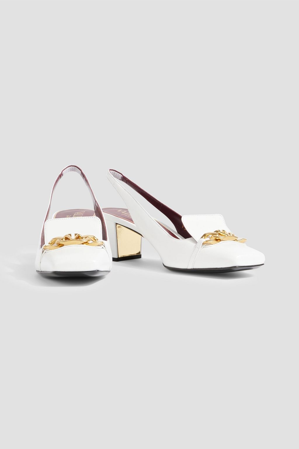 VALENTINO GARAVANI VLOGO slingback leather pumps