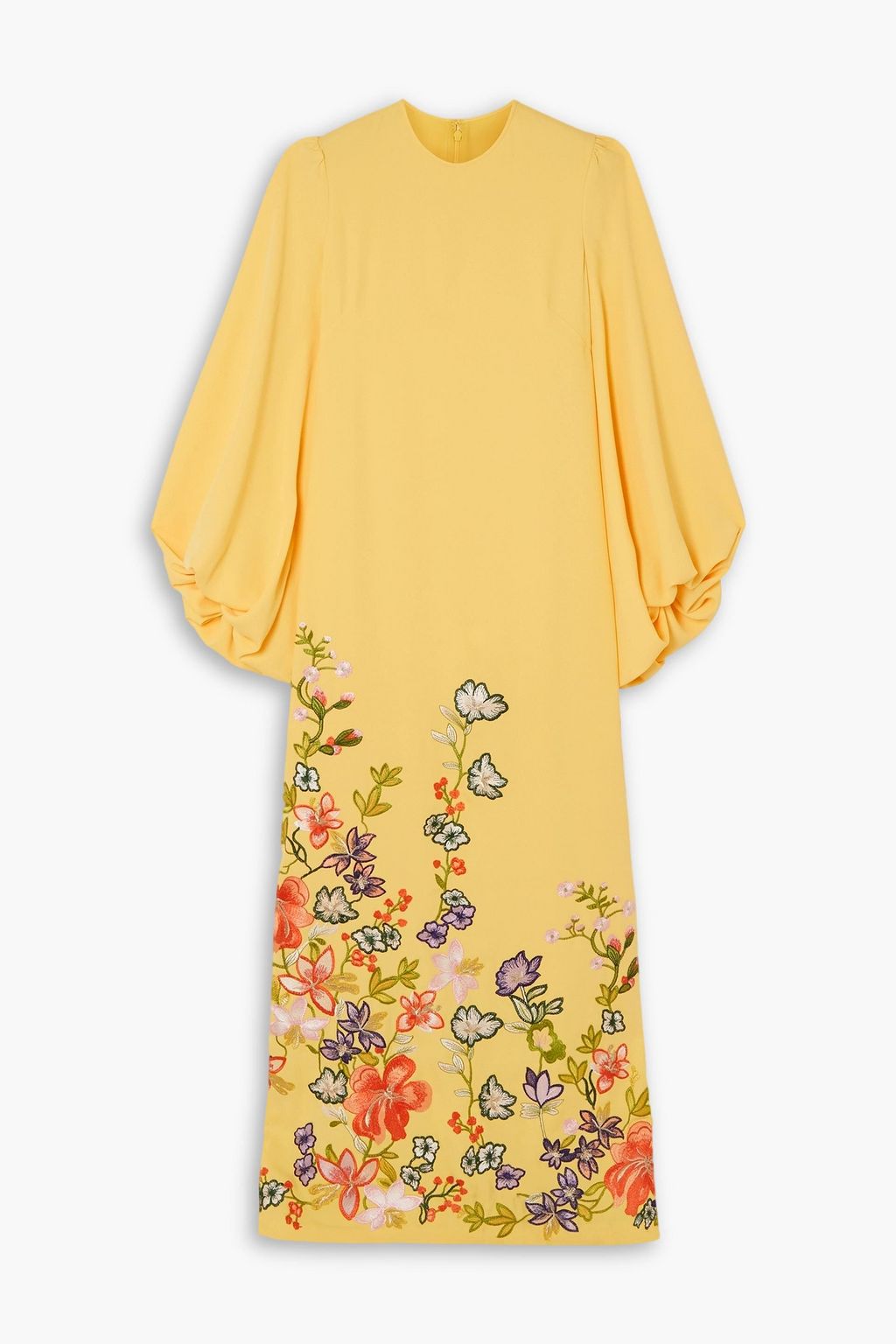 COSTARELLOS Zinnia embroidered crepe gown | THE OUTNET