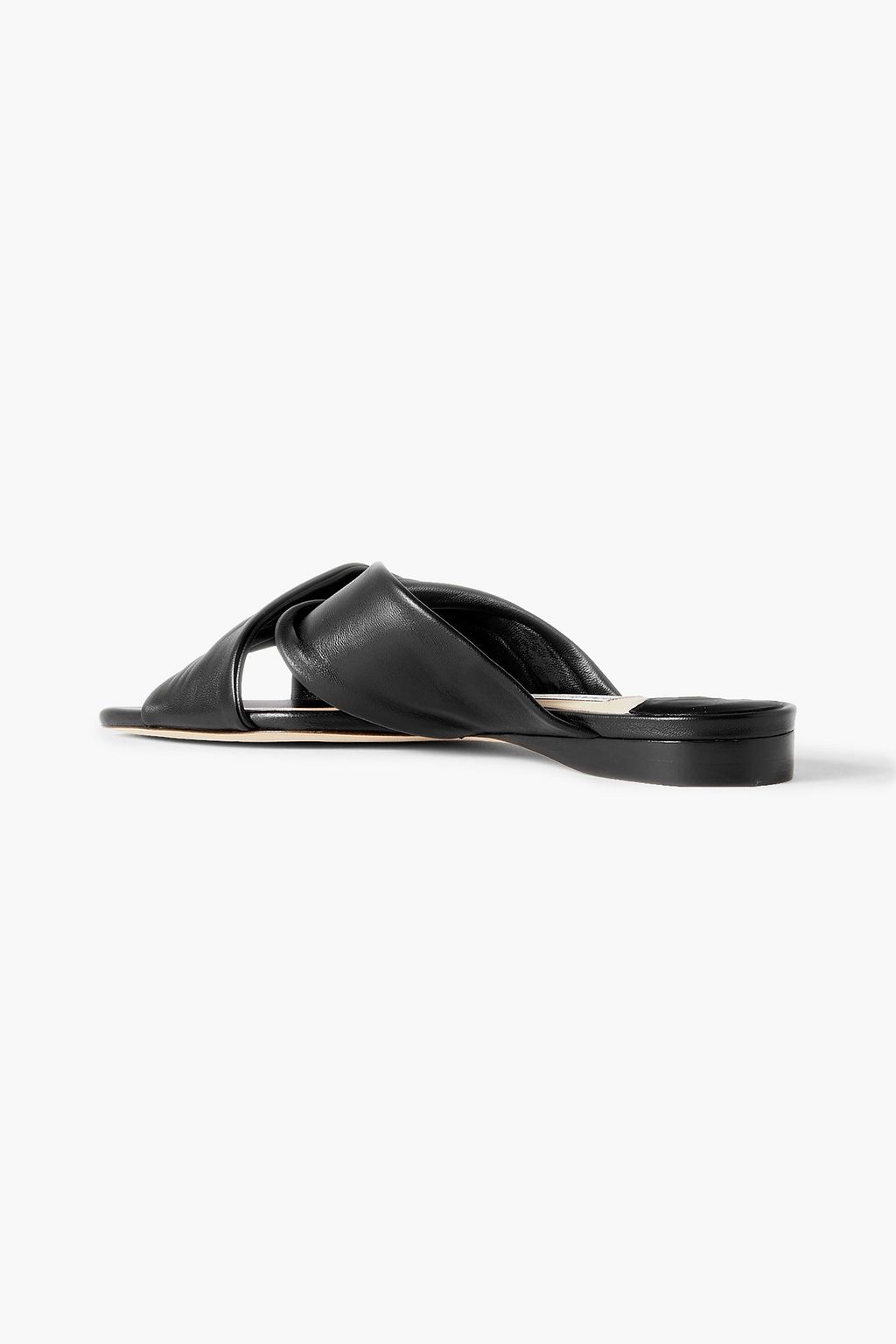 JIMMY CHOO Knotted leather sandals